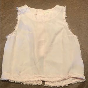 High neck, open back crop top